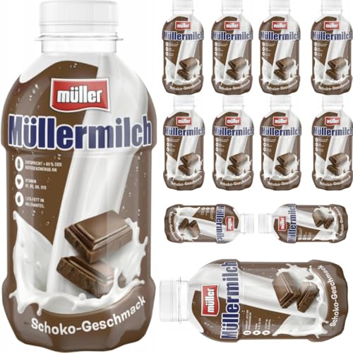 Mit Pufai,Milch Schokogeschmack milch Schoko-Geschmack Schokoladenmilch (Einweg) 400 Mililiter x 12 Flasche [Frischegarantie] ink pfand von Generisch