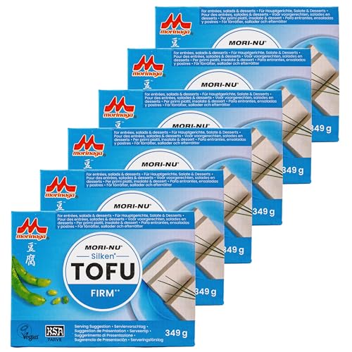 6er Pack Silken Tofu Firm in 349 g Packung - Seidentofu hergestellt aus ausgesuchten Sojabohnen von Generisch