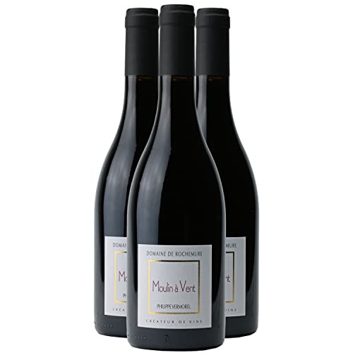 Moulin-à-Vent Rotwein 2022 - Domaine de Rochemure - g.U. - Beaujolais Frankreich - Rebsorte Gamay - 3x75cl von Generisch