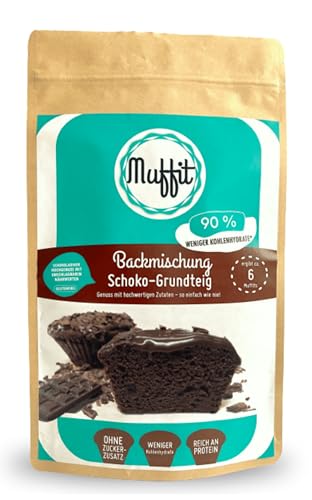 Muffit's Backmischung, Blaubeere-Vanille Geschmack (für 6 Muffits, Schoko) von Generisch