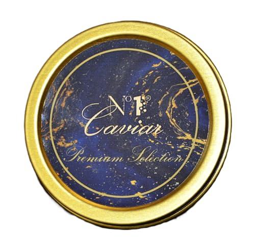 N°1 Caviar Premium Selection, 125 g Dose, Huso Dauricus x Acipenser Schrenckii, Schwarzer Kaviar - Malossol - Störkaviar von Generisch