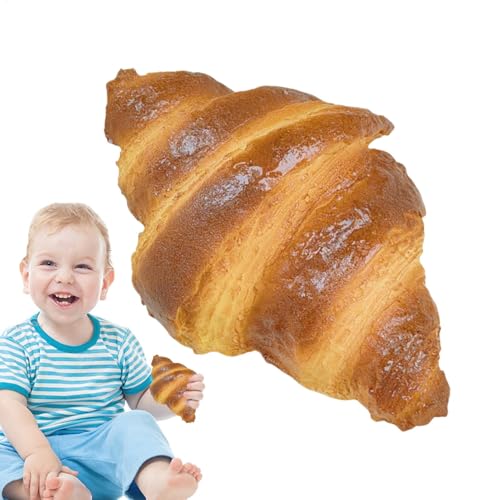 Nachahmung Croissant, künstliches Brot zur Dekoration,Realistisches knuspriges Brot | Home Kitchen Schreibtisch Fensterläden Displaydekor, Lebensmittel Konditor Home Bäckerei Dekoration, Fotografie -R von Generisch