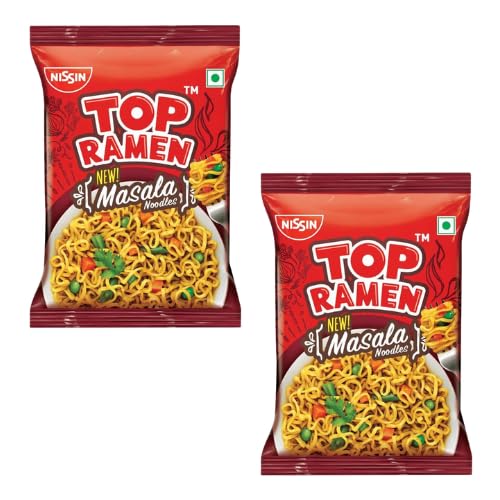 Nissin Top Ramen Masala Nudeln (Bündel mit 2 x 50g) von Generisch