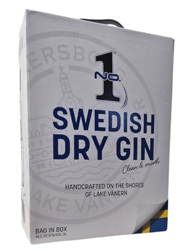 No.1 Premium Swedish Dry Gin 3 Liter Bag in Box von Generisch