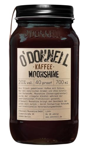 O'Donnell "Kaffee" – Der vollmundige Kaffeegenuss im Moonshine-Stil – 0,7 Liter – 20% Vol. von Generisch