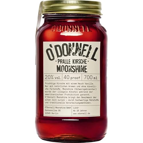 O'Donnell Moonshine Pralle Kirsche 20% Vol. 0,7L – Fruchtiger Genuss von Generisch