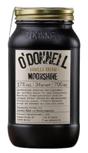 O'Donnell "Vanilla Cream" – Der verführerisch cremige Vanille-Moonshine – 0,7 Liter – 17% Vol. von Generisch