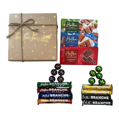 OETER1 - Schweizer Schokolade - Süßigkeiten Box - Branches Schokolade - Probierset - Geschenkset - Geschenkbox - Süssigkeiten - Pralinen Geschenk - Riegel von Generisch