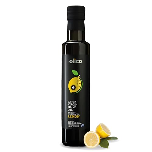 OLICOBROKERS OLICO FLAVORS Lemon – Natives Olivenöl extra virgin – 250 ml Olivenöl Flasche - griechisches Öl - Premium-Mischung von Generisch