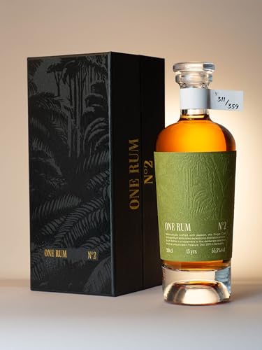 ONE RUM No. 2: Barbados | 13 Jahre gereift | Pot/Column Still | Limitiert auf 359 Flaschen | 55,3%-vol von Generisch