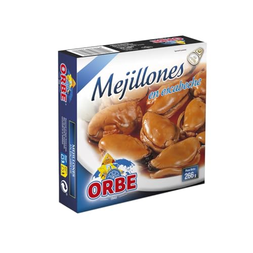 ORBE Miesmuscheln in Escabeche Dose 160 g. 9er-Packung. von Generisch