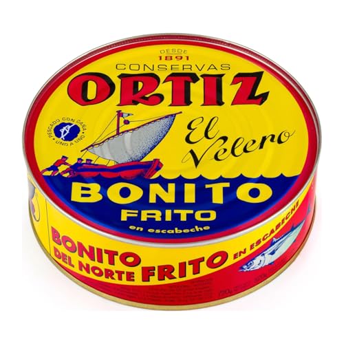 ORTIZ Gebratener Weißer Thunfisch aus dem Norden in Escabeche 520 g. 6er-Pack von Generisch