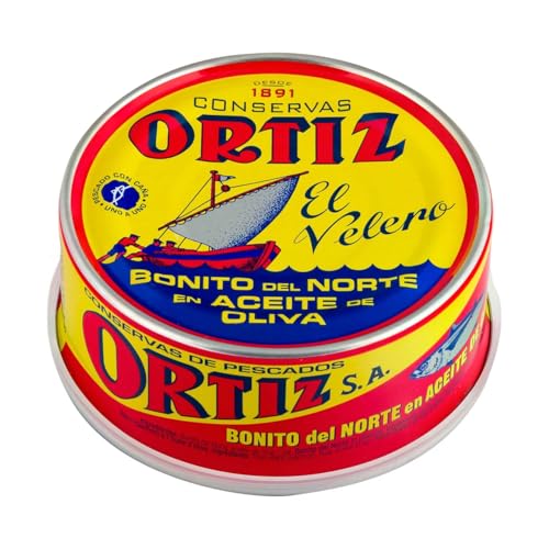 ORTIZ Weißer Thunfisch aus dem Norden in Olivenöl 175 g. 9er-Packung. von Generisch