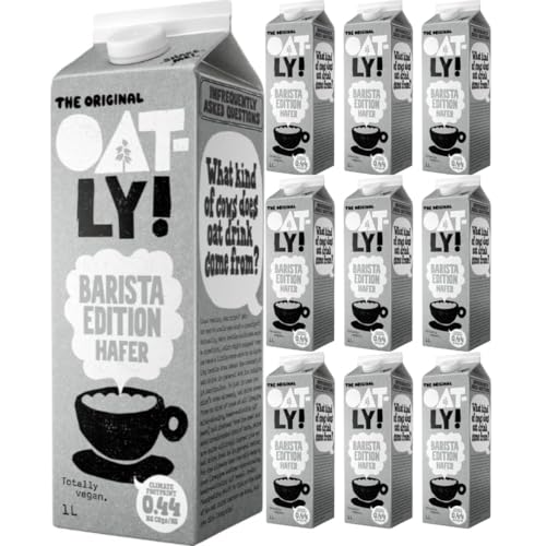 Oatly Barista Edition Hafer gekühlt Oat Drink 1000 milliliter x 10 STÜCK [Frischegarantie] von Generisch