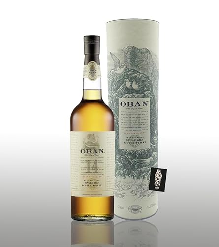 Oban 14 Single Malt Scotch Whisky 0,7l (43% vol.) inkl. Geschenkbox (s. Bild)- [Enthält Sulfite] von Generisch