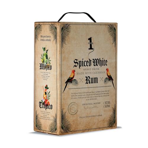 Old Caribbean Spiced White - aromatisierter karibischer Rum - No.1 - Bag-in-Box 3 L (1x3l) von Generisch