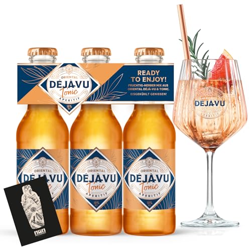 Oriental Deja Vu Tonic Aperitif (10% Vol.) 3x0,2L = 0,6l- [Enthält Sulfite] von Generisch