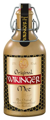 Original Wikinger 0,5 Liter Bügelflasche | Honigwein aus dem Wikingerland Haithabu | Original Met von Generisch