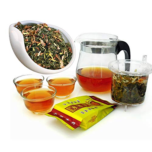 Original natürlicher Kräutertee - Lebertee zur Behandlung von Bluthochdruck und Lipidspiegel alte traditionelle Formel grüne Bio-Lebensmittel Originaler Dufttee aus China (6pcs) von Generisch