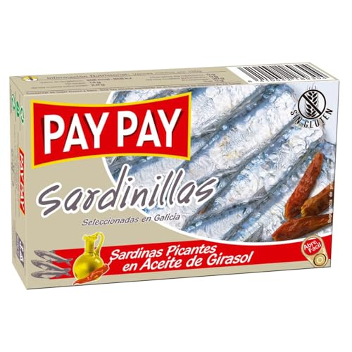 PAY PAY Pikante Sardinen in Pflanzenöl, Dose 65 g. von Generisch