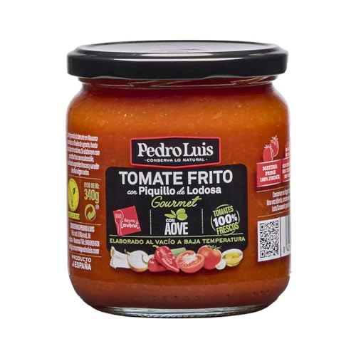 PEDRO LUIS Gourmet Gebratene Tomate mit Piquillo-Paprika 340 g. 3er-Pack von Generisch