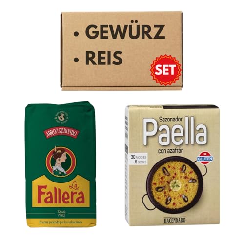 Paella Reis + Paella Gewürz | Paella Set von Generisch