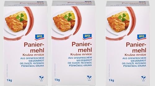 Paniermehl -3x 1 kg Packung aro von Generisch