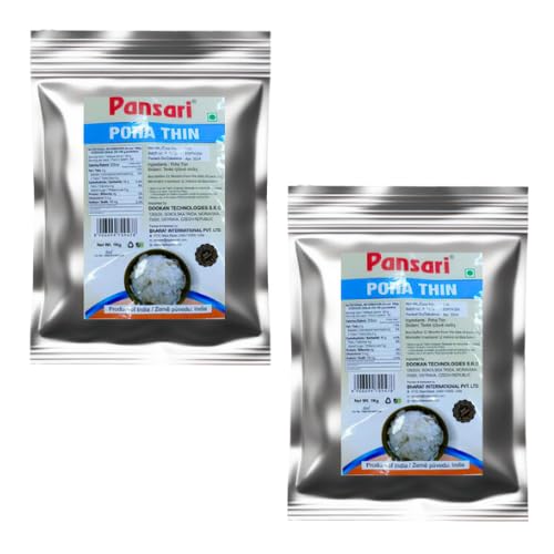 Pansari Poha/Powa/Flacher Reis - Dünn (2 x 1kg) von Generisch