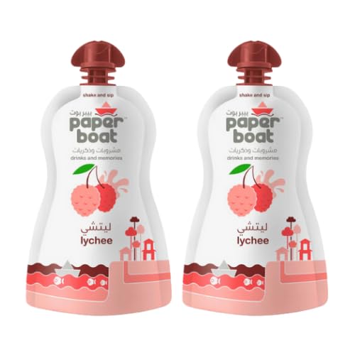 Paper Boat Lychee Drink (Paket mit 2 x 180 ml) von Generisch