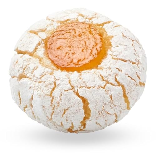 Pasticcini Siciliani, sizilianisches Mandelgebäck Orange, Paste di Mandorla, 40 g, einzelverpackt von Furco Biscotti von Generisch