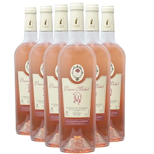 Pays d'Hérault Coteaux du Salagou Roséwein 2022 - Veuve Michel - g.g.A. - Languedoc - Roussillon Frankreich - Rebsorte Grenache, Oeillade - 6x75cl von Generisch