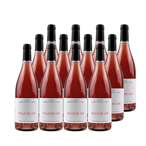 Pays d'Hérault Pays de Caux L'Éclat de joie Roséwein 2023 - Domaine Sainte Cécile du Parc - g.g.A. - Languedoc - Roussillon Frankreich - Rebsorte Grenache - 12x75cl von Generisch