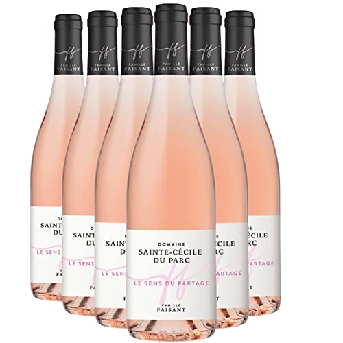 Pays d'Hérault Pays de Caux Le sens du partage Roséwein 2022 - Domaine Sainte Cécile du Parc - g.g.A. - Languedoc - Roussillon Frankreich - Rebsorte Grenache - 6x75cl von Generisch