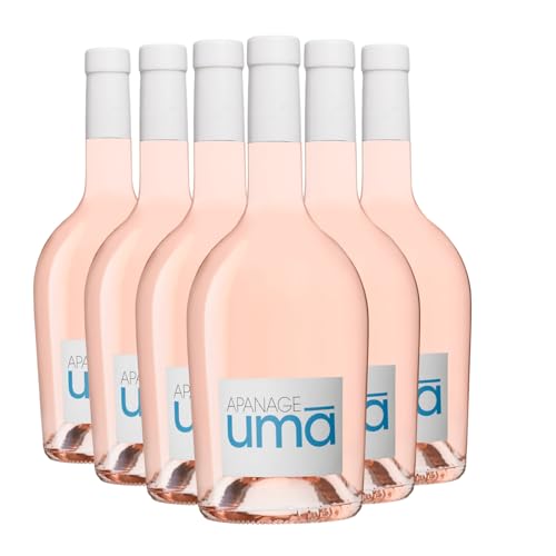 Pays d'Oc Apanage Uma Magnum Roséwein 2023 - Bio - Domaine Uma - g.g.A. - Languedoc - Roussillon Frankreich - Rebsorte Merlot, Cinsault, Syrah - 6x150cl von Generisch