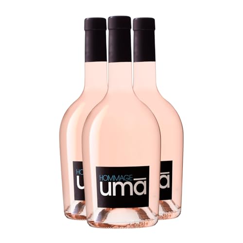 Pays d'Oc Hommage Uma Magnum Roséwein 2023 - Bio - Domaine Uma - g.g.A. - Languedoc - Roussillon Frankreich - Rebsorte Merlot, Syrah - 3x150cl von Generisch