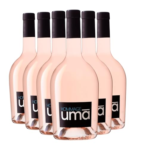 Pays d'Oc Hommage Uma Magnum Roséwein 2023 - Bio - Domaine Uma - g.g.A. - Languedoc - Roussillon Frankreich - Rebsorte Merlot, Syrah - 6x150cl von Generisch