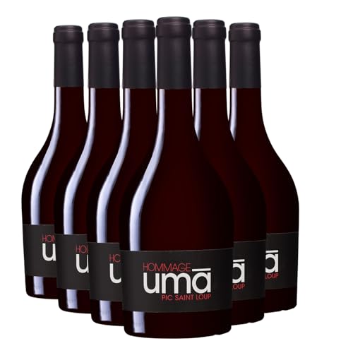 Pic Saint-Loup Hommage Uma Rotwein 2021 - Domaine Uma - g.U. - Languedoc - Roussillon Frankreich - Rebsorte Syrah, Grenache - 6x75cl von Generisch