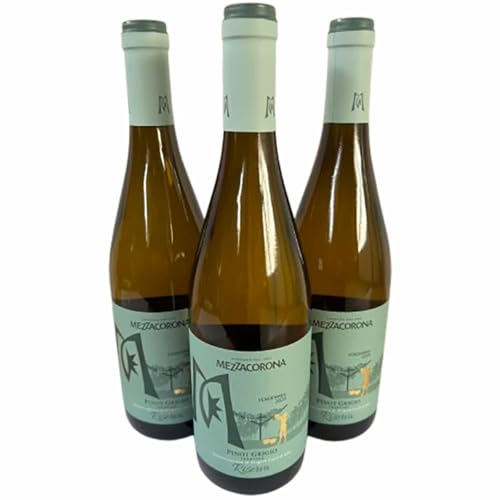 Pinot Grigio Riserva Trentino DOC 2020, Mezzacorona, Weißwein aus Italien, 750 ml, 3er-Set von Generisch