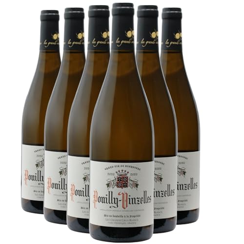 Pouilly-Vinzelles Weißwein 2022 - Cave de Vinzelle - g.U. - Burgund Frankreich - Rebsorte Chardonnay - 6x75cl von Generisch