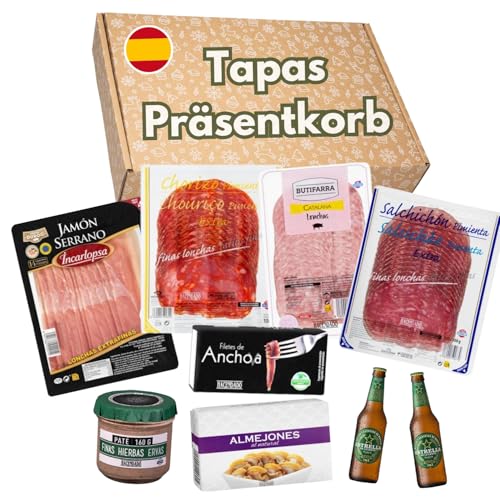 Präsentkorb | Geschenk korb | Spezialitäten aus Spanien | Geschenkkorb für Frauen | Präsentkorb für Männer | Geschenkkorb für Männer | Geschenke für Paare von Generisch