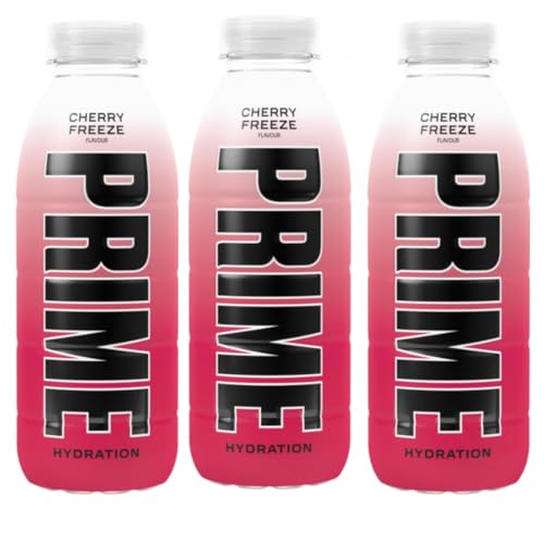 Prime Erfrischungsgetränk Hydration Lemonade Cherry Freeze 500 Mililiter x 3 STÜCK (Einweg) von Generisch