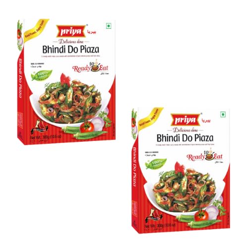 Priya Fertiggericht Bhindi Do Piaza (Bundle von 2 x 300g) von Generisch