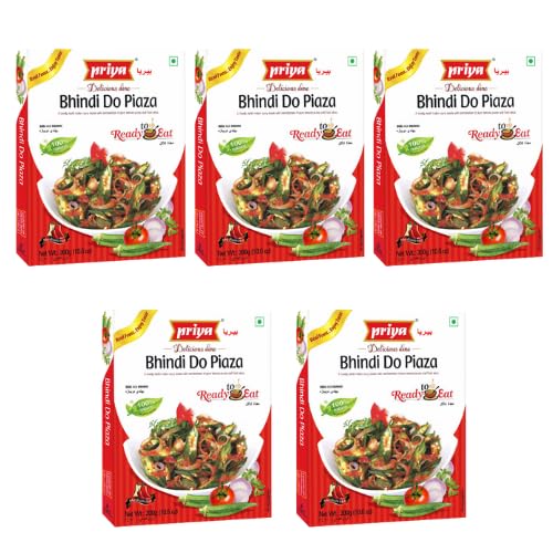 Priya Fertiggericht Bhindi Do Piaza (Bundle von 5 x 300g) von Generisch