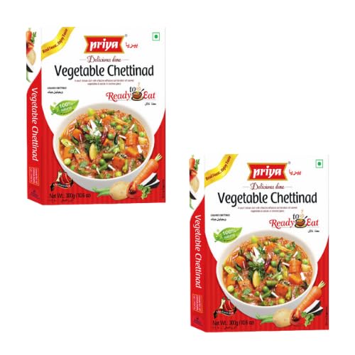 Priya Ready to Eat Vegetable Chettinad (Bundle von 2 x 300g) von Generisch