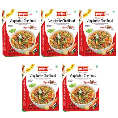 Priya Ready to Eat Vegetable Chettinad (Bundle von 5 x 300g) von Generisch