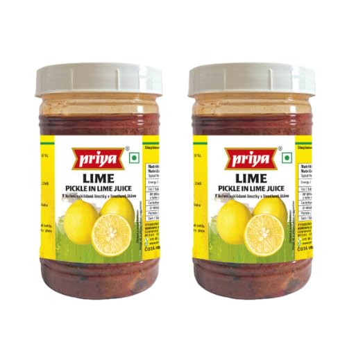 Priya Zitronen-Pickle Ohne Knoblauch – PET-Glas (Bundle von 2 x 300g) von Generisch