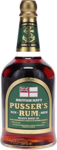 Pusser's Navy Rum Green Label Select 151 0,7 Liter von Generisch