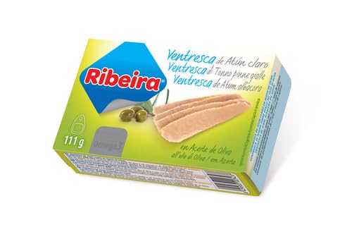 RIBEIRA BENTRESCA HELLER OLIVEN-THUNFISCH 111 GRAMM DOSE PACKUNG MIT 6 DOSEN von Generisch