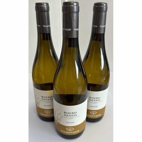 Frusté Roero Arneis DOCG 2022, Vinchio Vaglio, Weißwein aus Italien, 750 ml, 3er-Set von Generisch