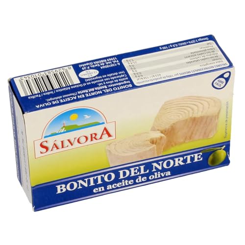 SÁLVORA Weißer Thunfisch aus dem Norden in Olivenöl 72 g. 9er-Pack von Generisch